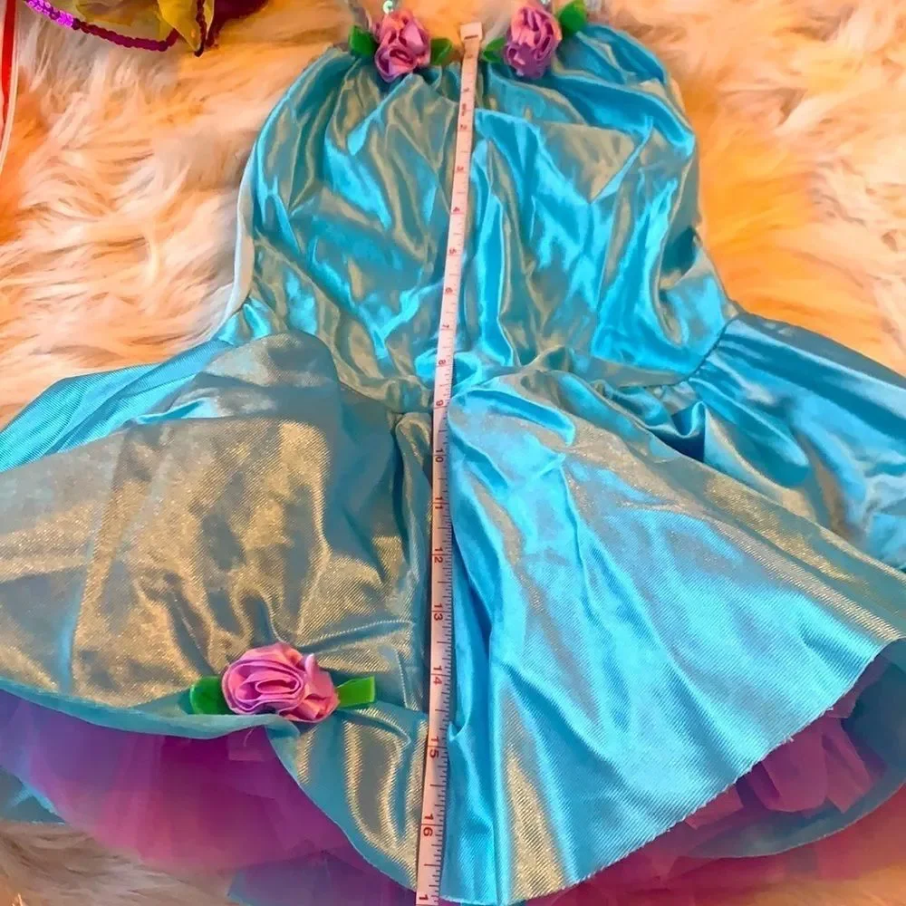 Costume Depot Sleeveless turquoise - aqua and purple ballet dress.